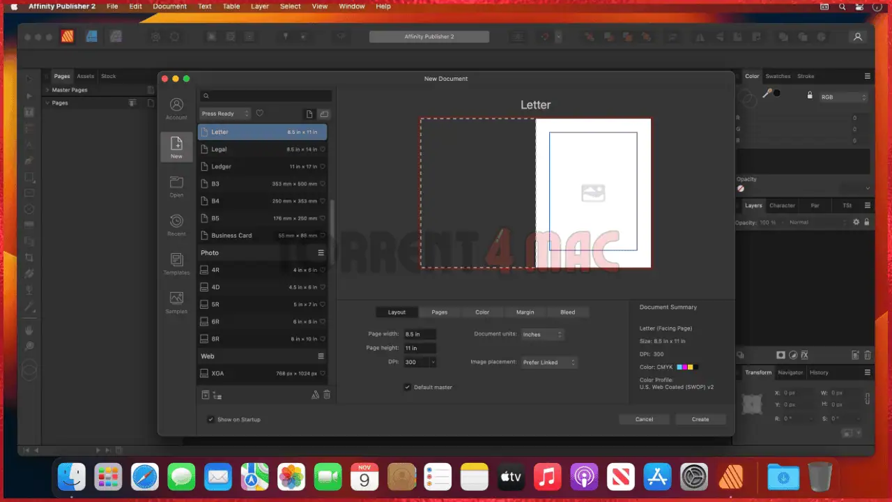 Affinity Publisher mac screenshot - image 1